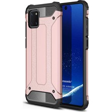 Microsonic Samsung Galaxy Note 10 Lite Kılıf Rugged Armor Rose Gold