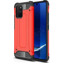 Microsonic Samsung Galaxy S10 Lite Kılıf Rugged Armor Kırmızı