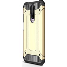 Microsonic Xiaomi Redmi K30 Kılıf Rugged Armor Gold