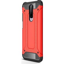 Microsonic Xiaomi Redmi K30 Kılıf Rugged Armor Kırmızı