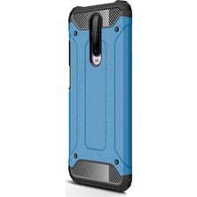 Microsonic Xiaomi Redmi K30 Kılıf Rugged Armor Mavi