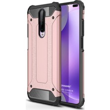 Microsonic Xiaomi Redmi K30 Kılıf Rugged Armor Rose Gold