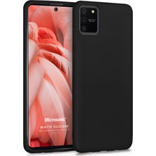 Microsonic Mat Silikon Samsung Galaxy S10 Lite Kılıf Siyah