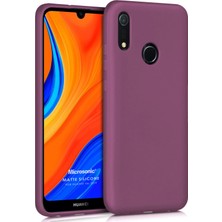 Microsonic Mat Silikon Huawei Y6s 2019 Kılıf Mor