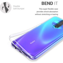 Microsonic Xiaomi Redmi K30 Kılıf Transparent Soft Beyaz