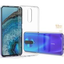 Microsonic Xiaomi Redmi K30 Kılıf Transparent Soft Beyaz