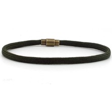 Solfera Tek Sıra Ince Tam Ipli Erkek Bileklik BT620