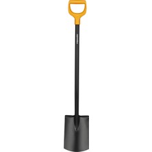 Fiskars 131403-1003456 Solid Yuvarlak Uçlu Bahçe Küreği