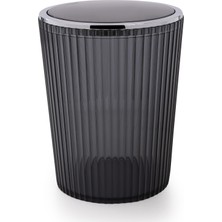 Primanova Nely Çöp Kovası Şeffaf Siyah   M-SA17-25