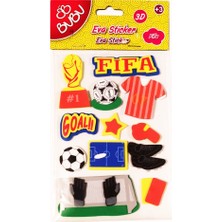 Bubu 3D Eva Sticker Spor Fifa ST0066