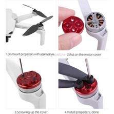 Sunnylife DJI Mavic Mini Red Upgrade Motor Cover