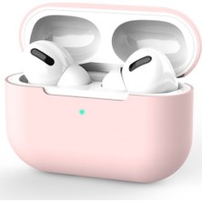 Ally Apple Airpods Pro İnce Slim Silikon Kılıf AL-31804 Pembe