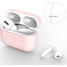 Ally Apple Airpods Pro İnce Slim Silikon Kılıf AL-31804 Pembe