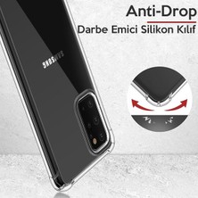 Ally Samsung Galaxy A51 Anti-Drop Darbe Emici Silikon Kılıf AL-31740 Şeffaf