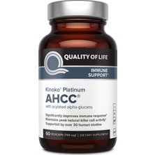 Quality of Life Premium Kinoko Platinum Ahcc Supplement 60 Organik Kapsül