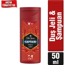 Old Spice Duş Jeli & Şampuan 50 ml  Captain