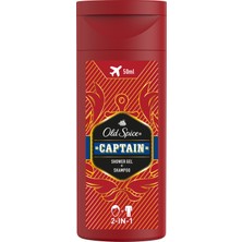 Old Spice Duş Jeli & Şampuan 50 ml  Captain