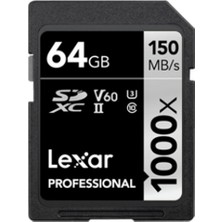 Lexar 64 GB 633X A1 U3 V30 4K Micro SD Hafıza Kartı + Adaptör (95MB/S)