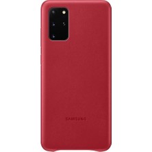 Samsung Galaxy S20 Plus Deri Kılıf Kırmızı EF-VG985LREGWW