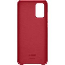 Samsung Galaxy S20 Plus Deri Kılıf Kırmızı EF-VG985LREGWW