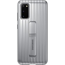 Samsung Galaxy S20 Protective Standing Kılıf Gümüş Gri EF-RG980CSEGWW