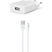 Ttec 2023 Smart Fast Charger 2.1A Apple Uyumlu Seyahat Şarj Aleti + Lightning USB Kablo