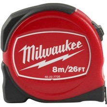 Milwaukee T48227726 Ağır Hizmet Tipi Kompakt Şerit Metre 8m/26ft