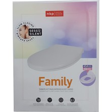 Nkp Family Çocuk Yetişkin Klozet Kapağı NKP-0348