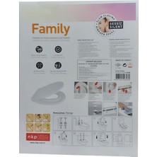 Nkp Family Çocuk Yetişkin Klozet Kapağı NKP-0348