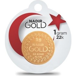 Nadir Gold 22 Ayar Külçe Gram Altın 1 Gr. (Yuvarlak)