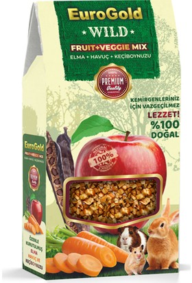 Eurogold Wild Fruit Veggie Mix Kemirgen Yem Katkısı 120 g