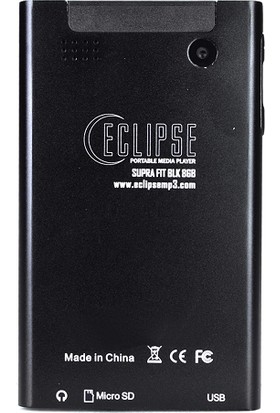Eclipse Supra Fıt 8GB 2.8” LCD Dokunmatik Ekran Kamera/FM Radio Dijital Müzik MP3/MP4 Video Oynatıcı