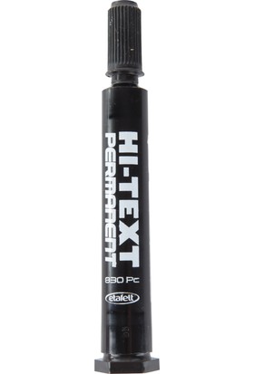Hı-Text Permanent M. Kesik Uçlu Siyah 830Pc