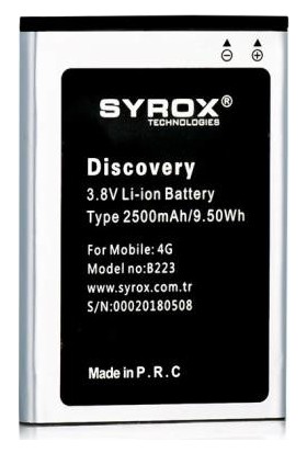 Syrox General Mobile Discovery 4G Batarya - SYX - B223