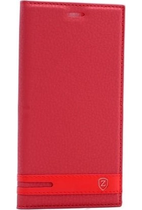 Teleplus Nokia 5 Pro Kılıf Kapaklı Magnum Kırmızı