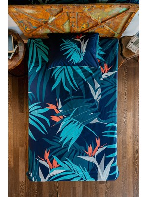 Home&bath Tek Kişilik Nevresim Takımı Palm