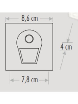 Cata Ct-5170 Sensörlü Ledli Koridor Armatür  Günışığı