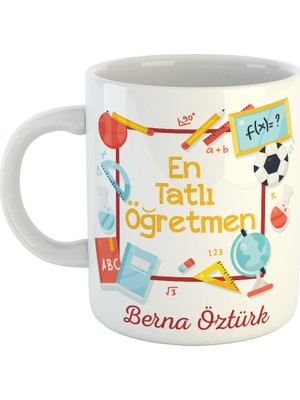 Öğretmene  İsme Özel Kupa Bardak