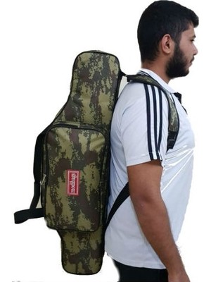 Modibags 125 Cm 2 Göz Lüks Olta Kamış Çantası Kamuflaj