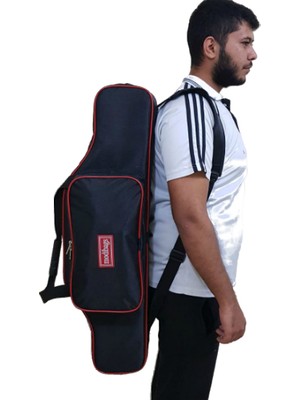 Modibags 125 Cm 3 Göz Lüks Olta Kamış Çantası Siyah
