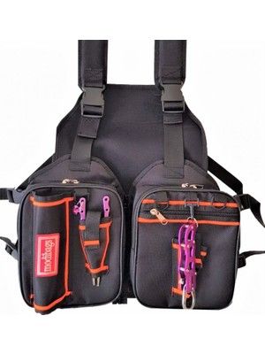 Modibags Balıkçı Spin Yelek Siyah