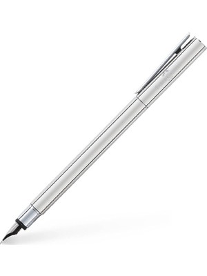 Faber-Castell Neo Slim Parlak Çelik Dolma Kalem M 342000