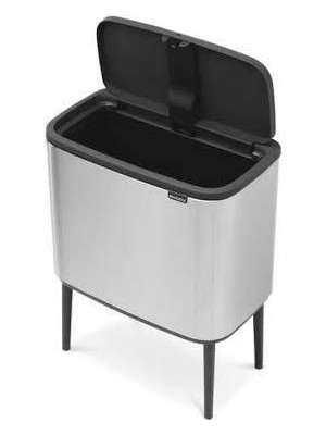 Brabantia Bo Touch Bin Dokunmatik Kapak Çöp Kutusu Matt Steel 36 lt