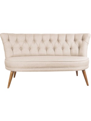 Ze10 Design Richland  Loveseat Ikili Kanape Krem