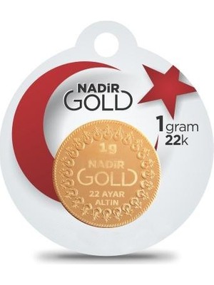 Nadir Gold 22 Ayar Külçe Gram Altın 1 Gr. (Yuvarlak)