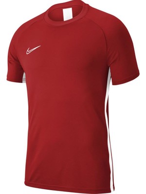 Nike Dry ACADEMY19 Erkek Futbol Kırmızı Tişört AJ9088-657 M