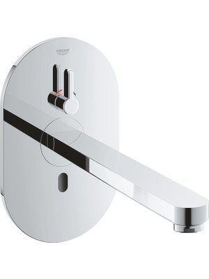 Grohe Eurosmart Cosmo. E Fotoselli Duvardan Lavabo Bataryası, Çift Su Girişli- 36376000