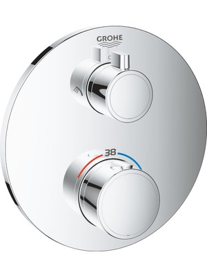 Grohe Grohtherm Termostatik Banyo Duş Bataryası 2 çıkışlı divertörlü- 24076000