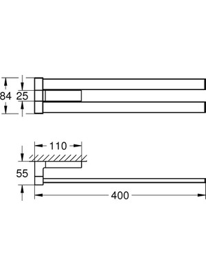 Grohe Selection Cube Havluluk - 40768000