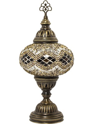 Karalp Mozaik Masaüstü Otantik Gece Lambası